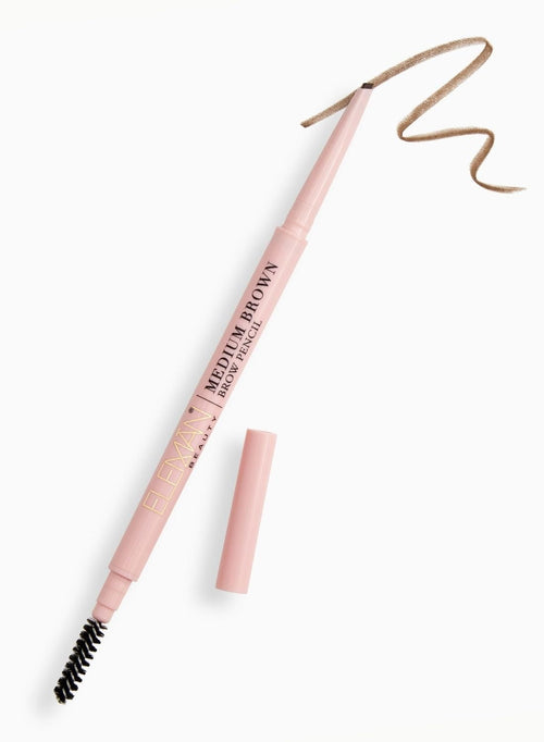 Medium Brown Brow Pencil - vegan cosmetics - Eleman Beauty