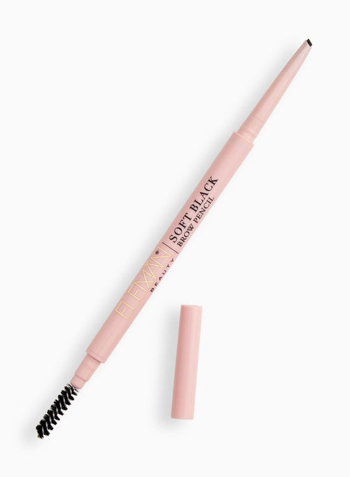 Soft Black Brow Pencil - vegan cosmetics - Eleman Beauty