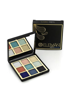 Aqua Eyeshadow Palette - vegan cosmetics - Eleman Beauty